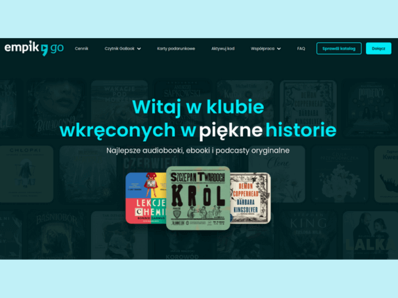 Empok Go plany abonament na książki